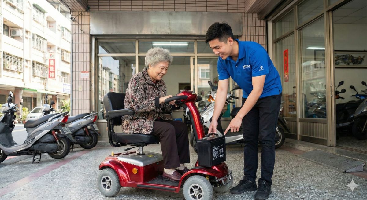給長輩買代步車必看：拒絕電池起火！為何「鉛酸電池」才是最安全的選擇？